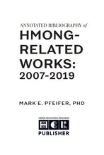 Load image into Gallery viewer, Annotated Bibliography of Hmong-Related Works: 2007-2019