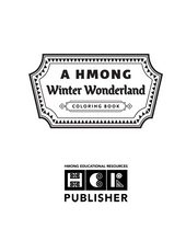 Load image into Gallery viewer, A Hmong Winter Wonderland: Coloring Book